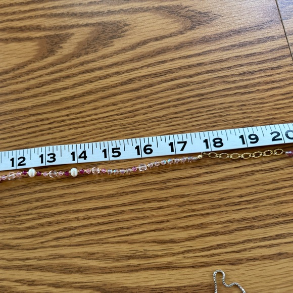 NWOT - Elegant Pink Crystal Necklace and Earring Set - Not Plastic!!! - Picture 6 of 6